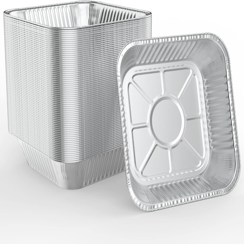 Kitchen Baking Containers - 20CM Air Fryer Aluminum Foil Pan