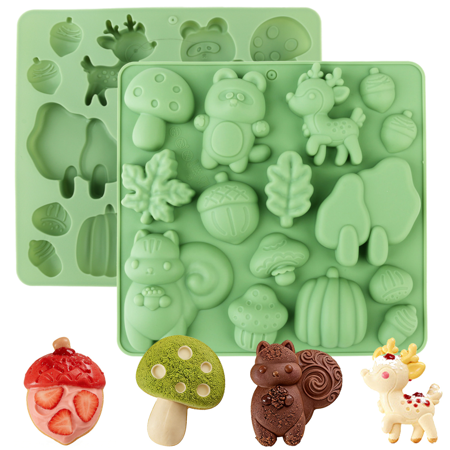 Silicone Cake Mold - 1 Silicone Cake Mold in the