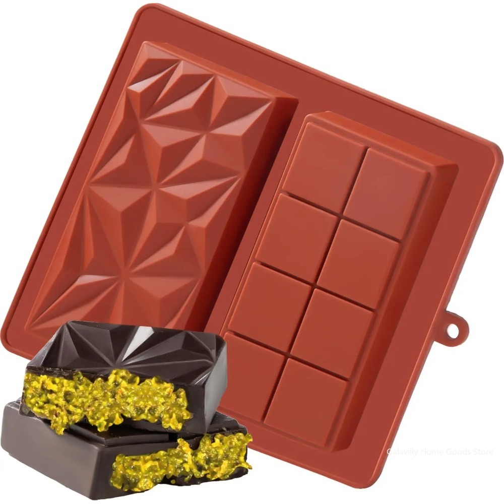 Kitchen Tools For Baking - Dubai Chocolate Mold Bar Pistachio Chocolate