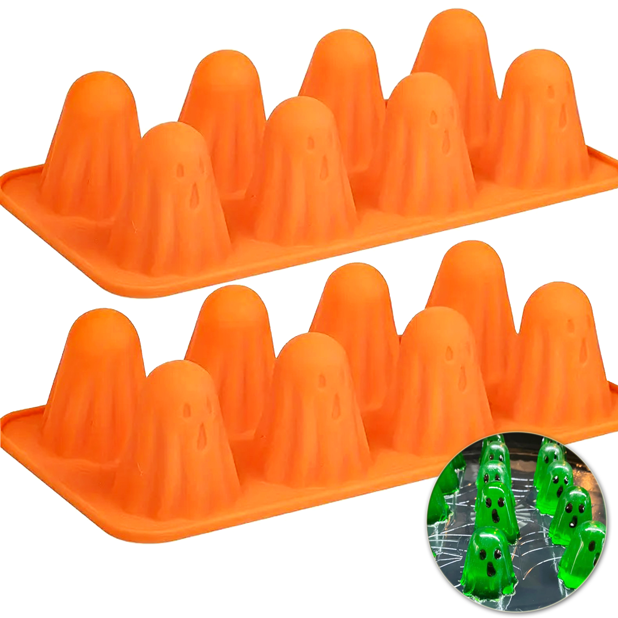 Silicone Cake Mold - 1 Pack Silicone Halloween Candy Mold