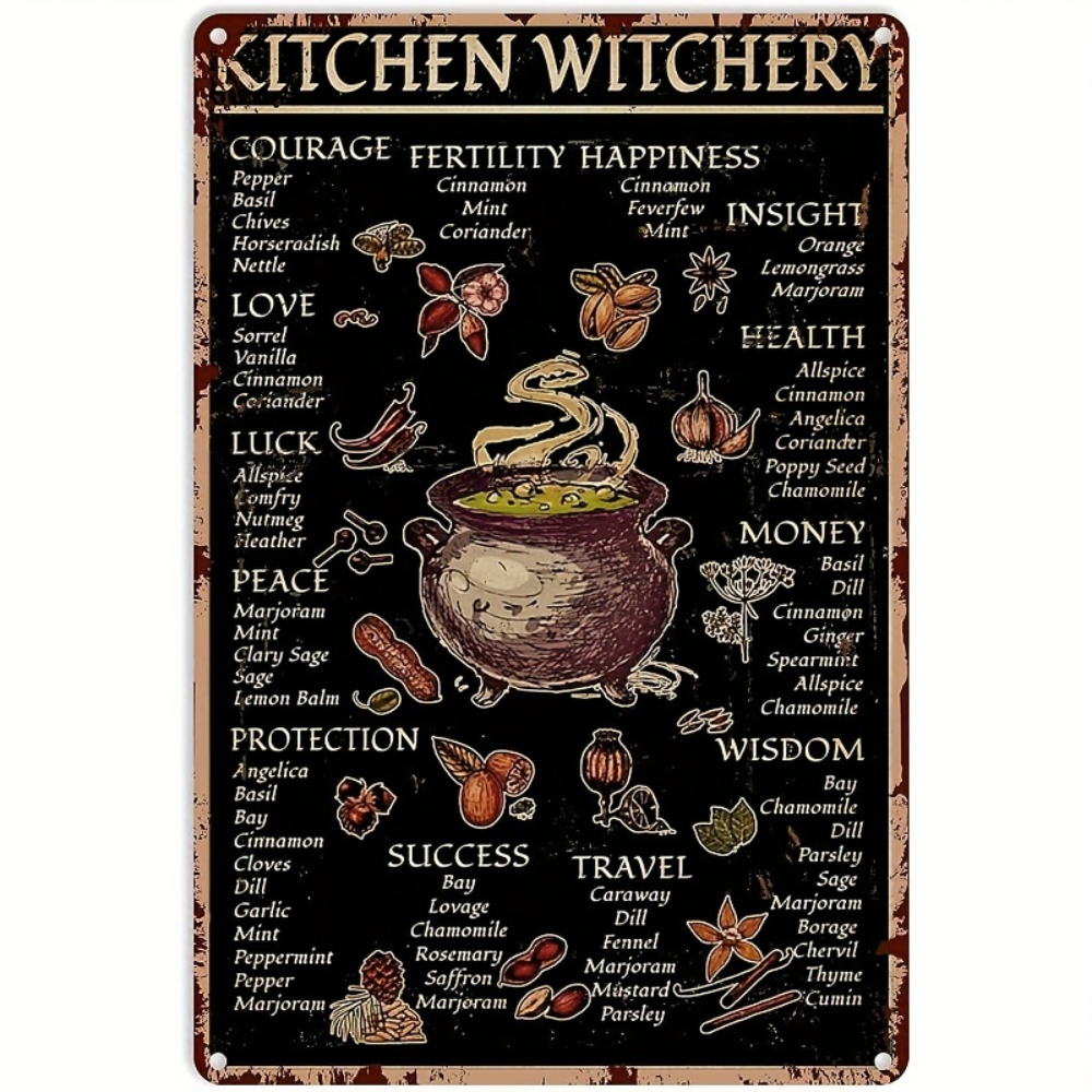 Kitchen Witch Baking - Kitchen Witchcraft Witch Decor Halloween Vintage