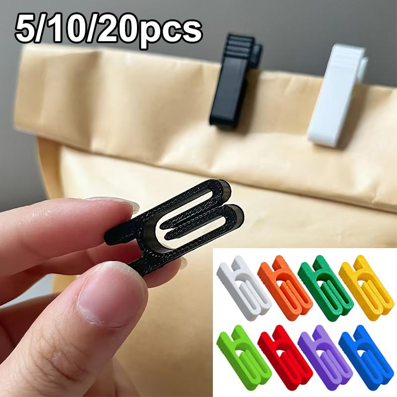 Kitchen Baking Organization - textureReusable Food Storage Bag Clips Strong
