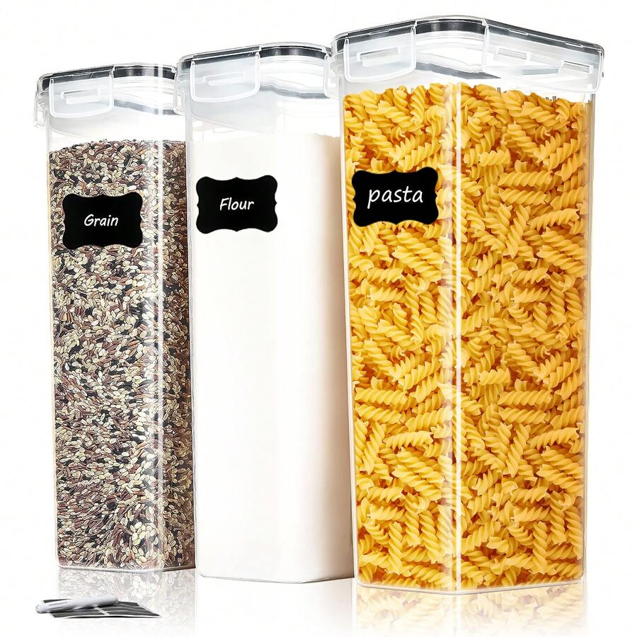 Kitchen Baking Containers - THELIFE 3/6pcs Large Food Storage Containers