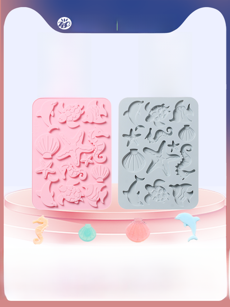 Kitchen And Baking Life - New Ocean Life 3D Silicone Baking