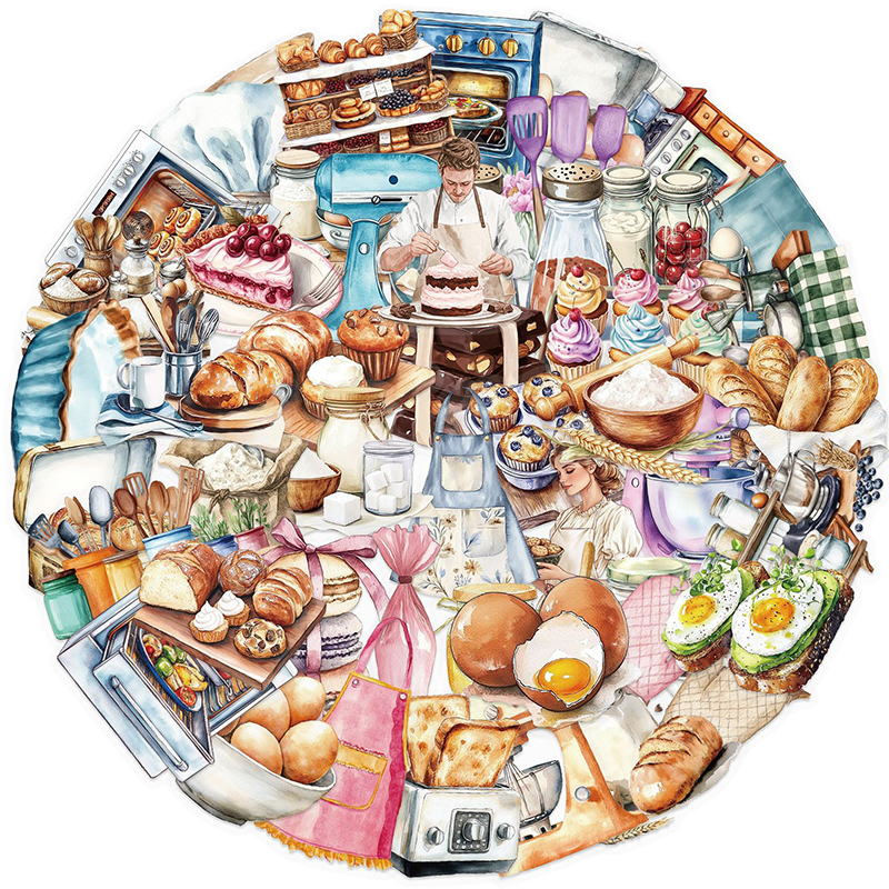 Kitchen Baking Ware - 50PCS Funny Baking Stickers Transparent Kitchen