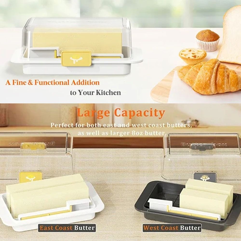Clear Lid Butter Storage Box D - Kitchen Baking Storage Containers recensie en prijs