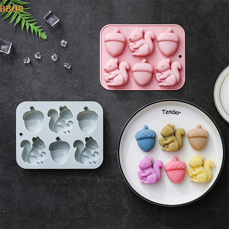 *6-hole Squirrel Oak Cake Sili - Silicone Cake Mold recensie en prijs