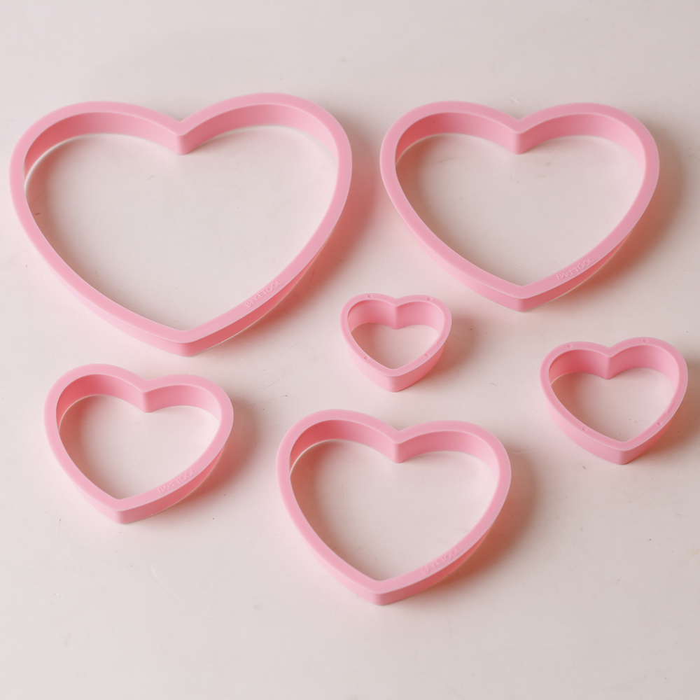1set/3sets Pink Heart Star Flo - Kitchen Tools In Baking recensie en prijs