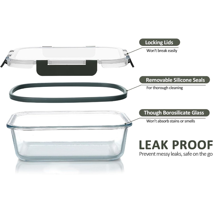 Extra Large Glass Food Storage - Kitchen Baking Organization recensie en prijs