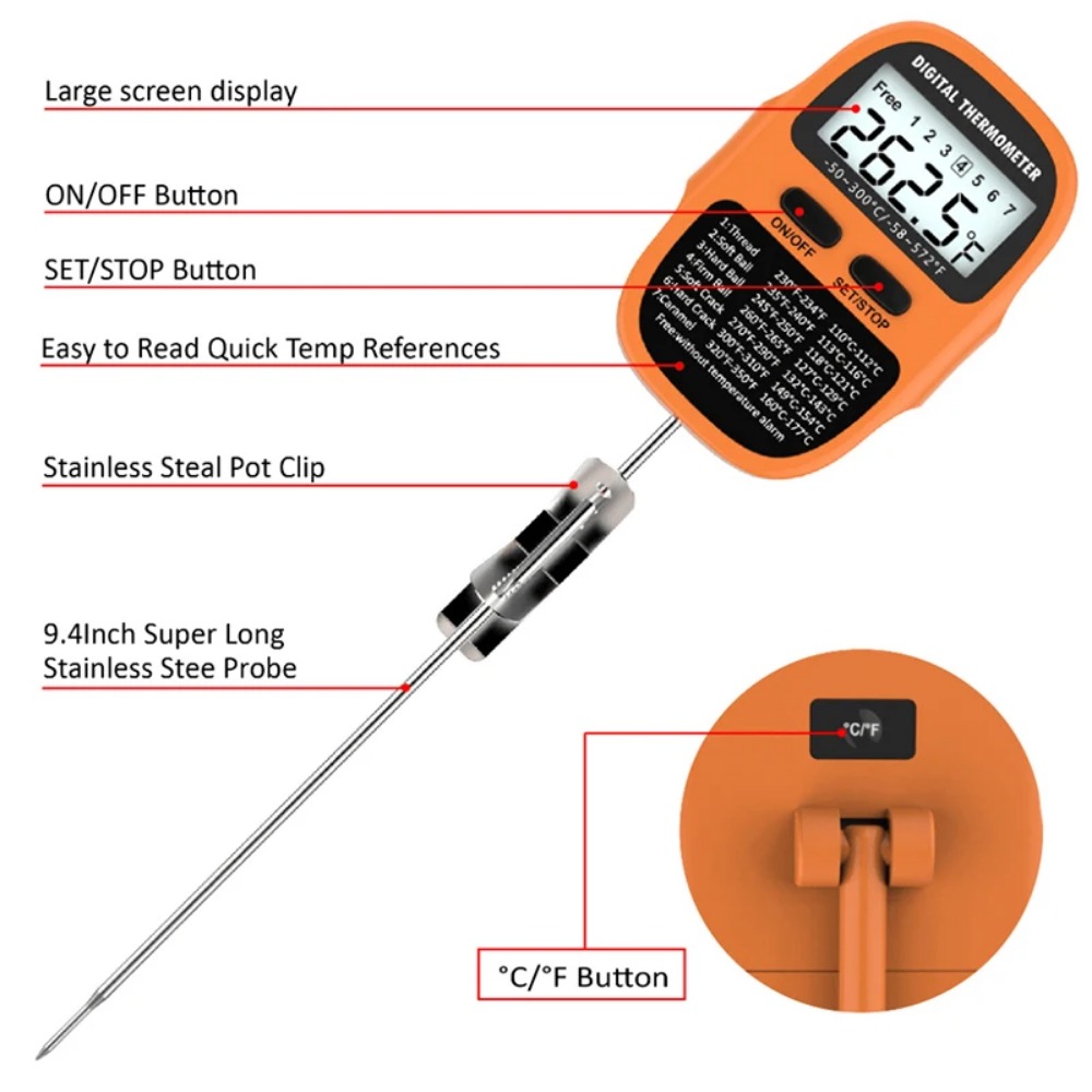 Instant Read Digital Kitchen F - Kitchen Tools For Baking recensie en prijs