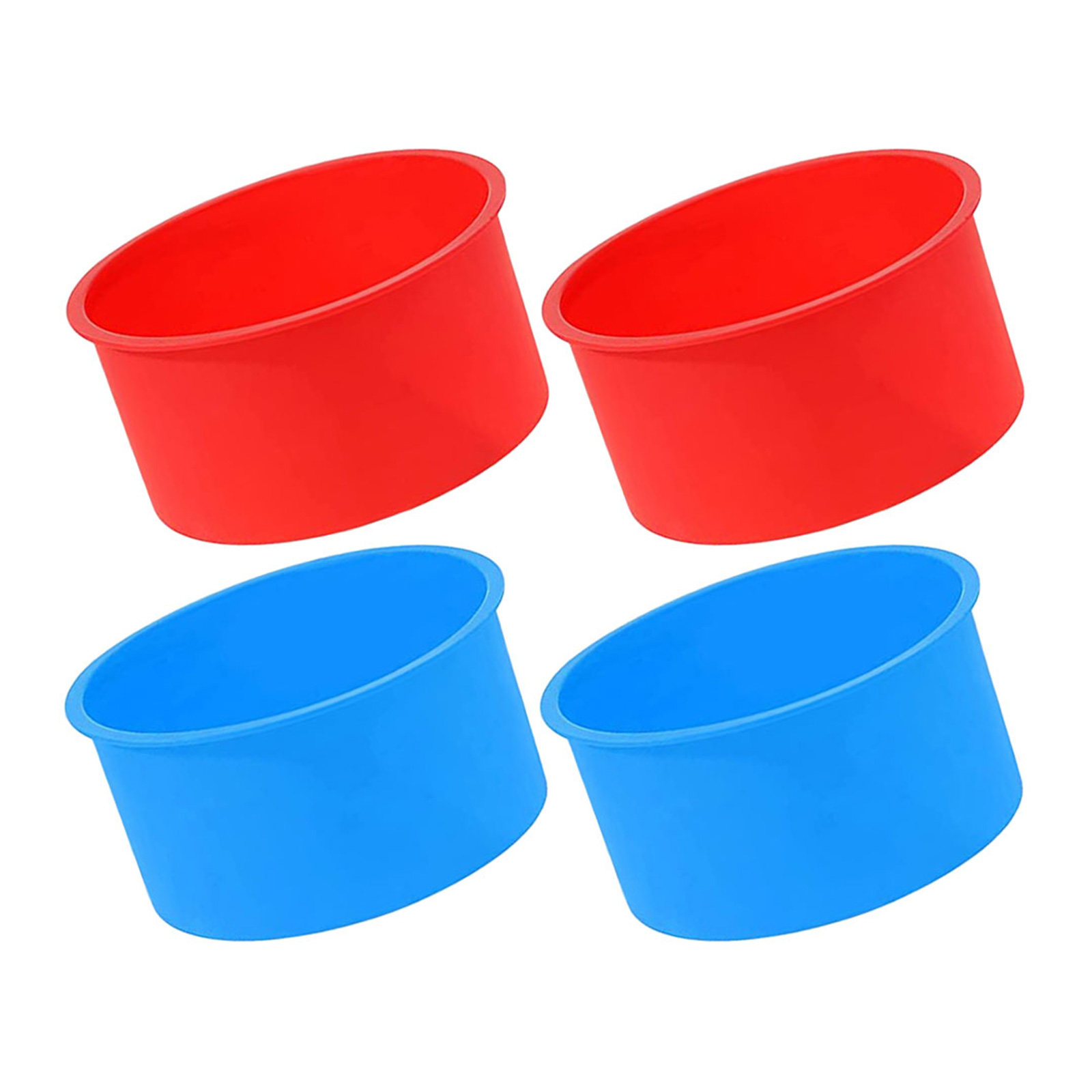 4Pcs Silicone Cake Mold Non-St - Muffin Tin Nonstick recensie en prijs