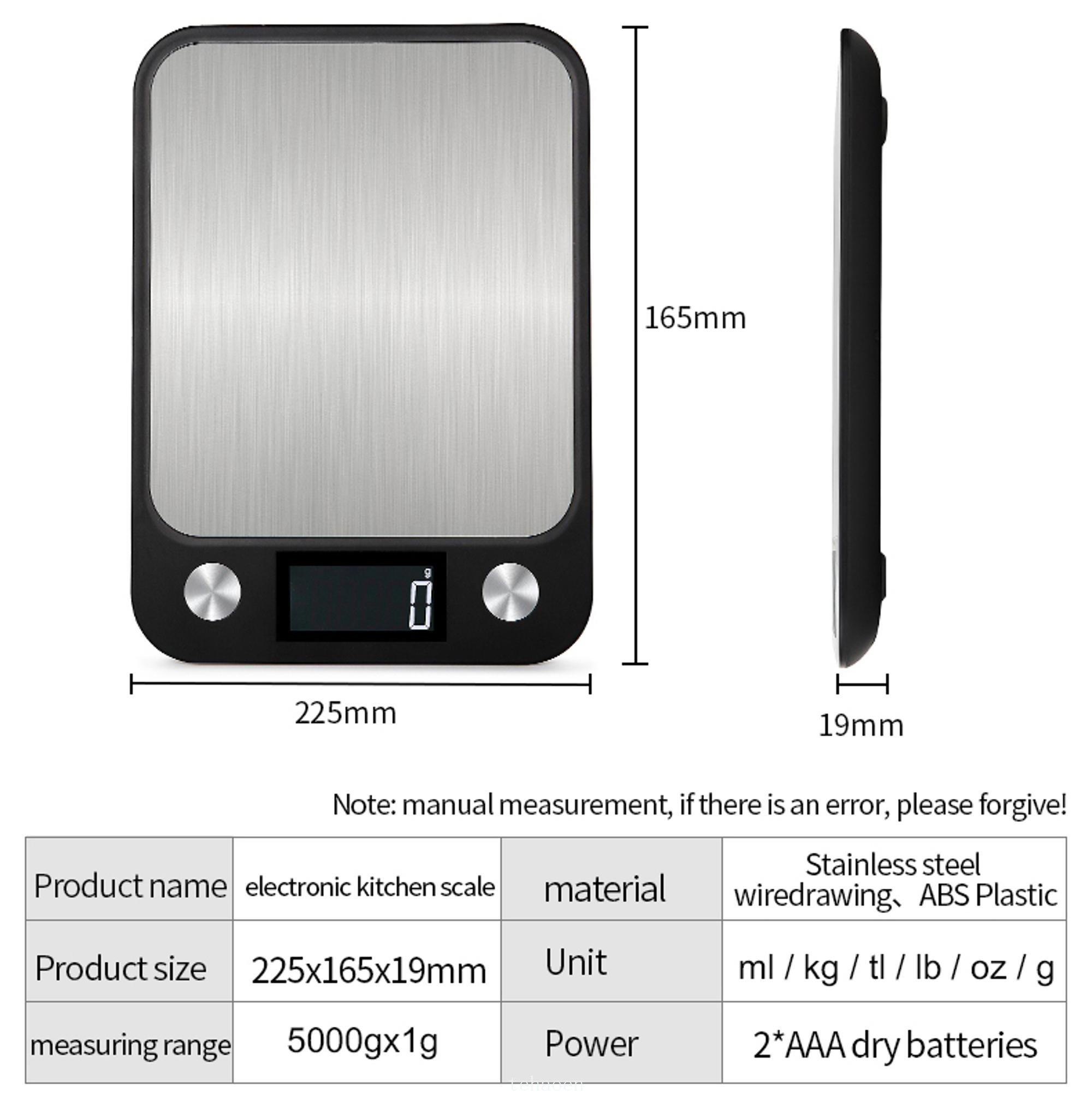 Kitchen Scale 5/10/15Kg Weighi - Kitchen Baking Scale recensie en prijs