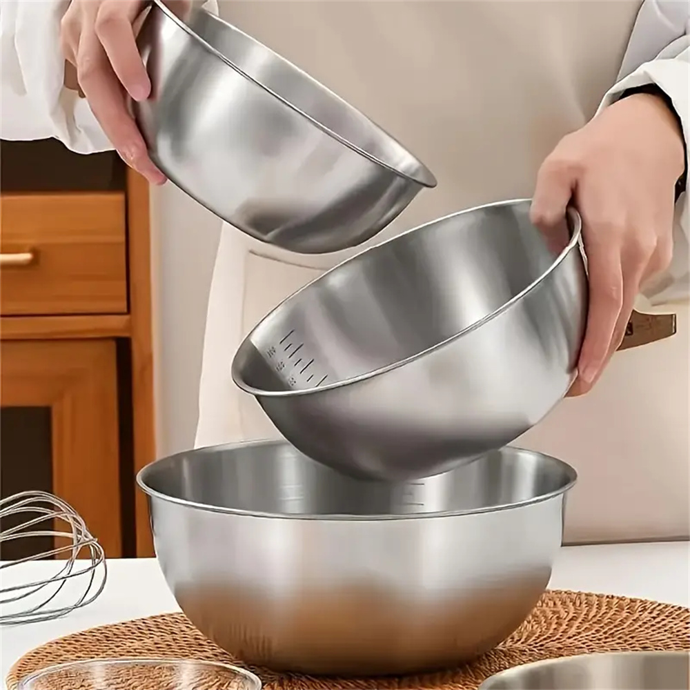 1-3 Stainless Steel Bowl Set w - Kitchen Baking Scale recensie en prijs