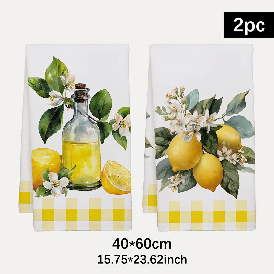 2Pcs, Lemon Floral Pattern Kit - Kitchen And Baking Life recensie en prijs