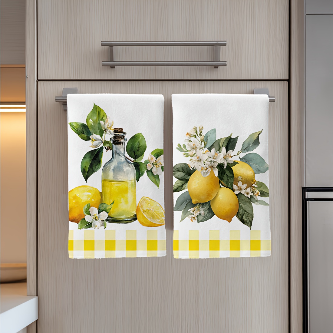 2Pcs, Lemon Floral Pattern Kit - Kitchen And Baking Life recensie en prijs