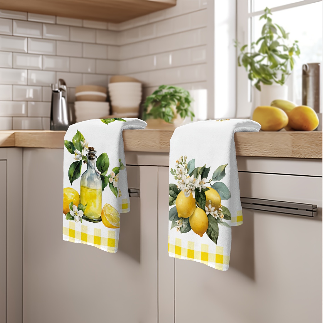 2Pcs, Lemon Floral Pattern Kit - Kitchen And Baking Life recensie en prijs