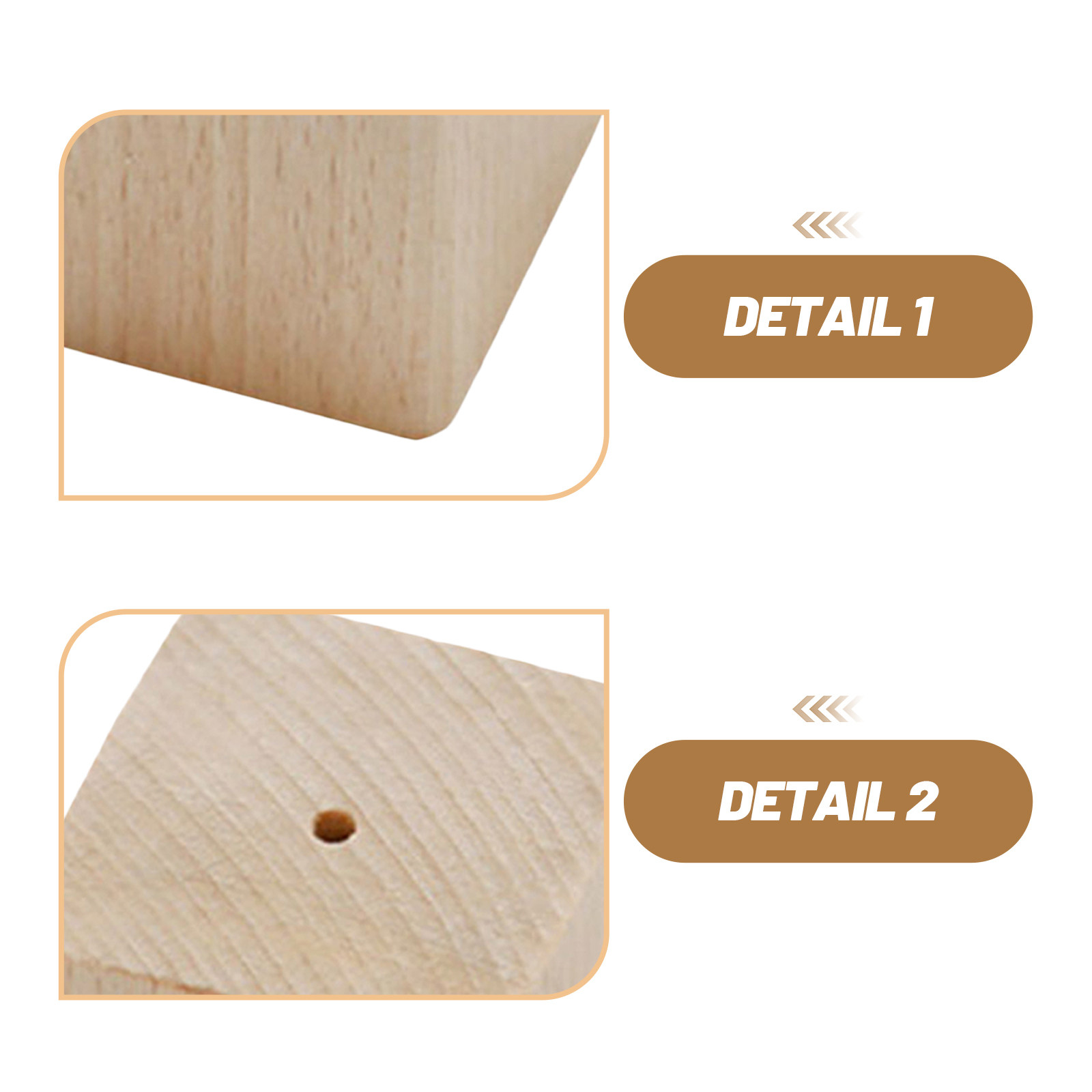 2Pcs Wooden Flower Nail Bases  - Kitchen Tools For Baking recensie en prijs