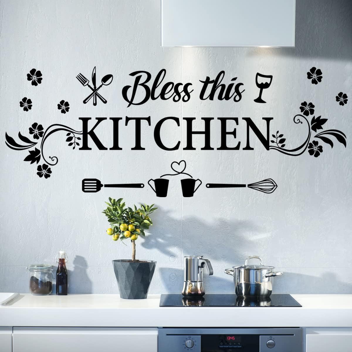 Bless This Kitchen Wall Decal  - Kitchen Baking Products recensie en prijs