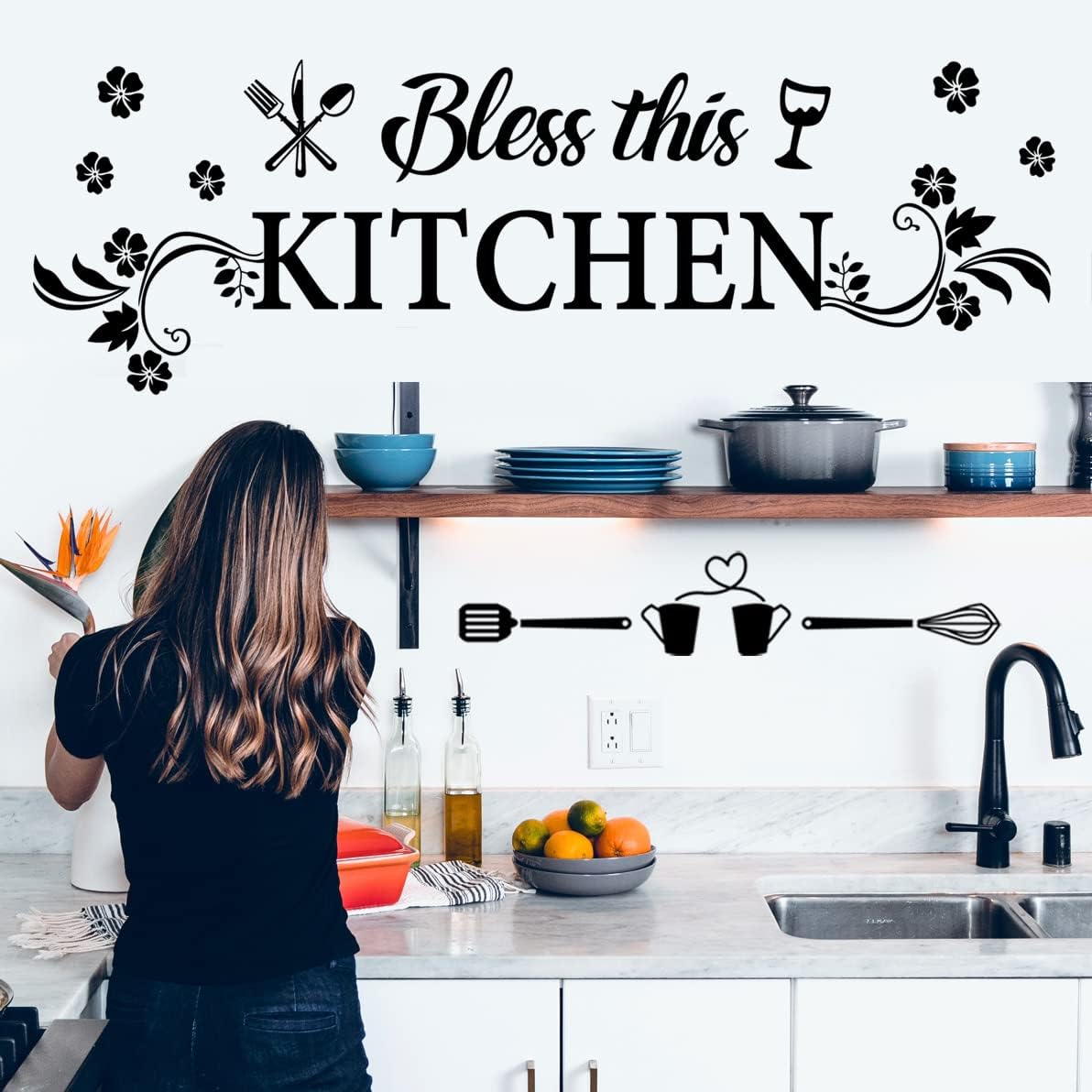 Bless This Kitchen Wall Decal  - Kitchen Baking Products recensie en prijs