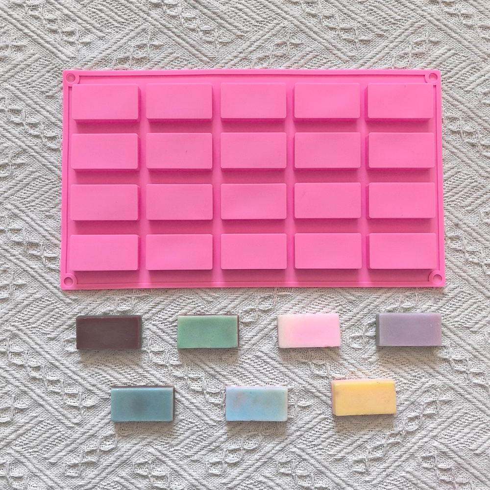 1pc 20 cavity rectangular sili - Silicone Cake Mold recensie en prijs