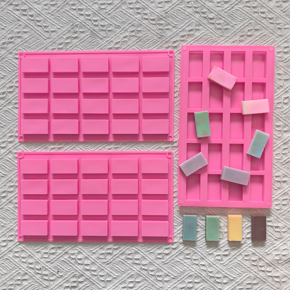 1pc 20 cavity rectangular sili - Silicone Cake Mold recensie en prijs