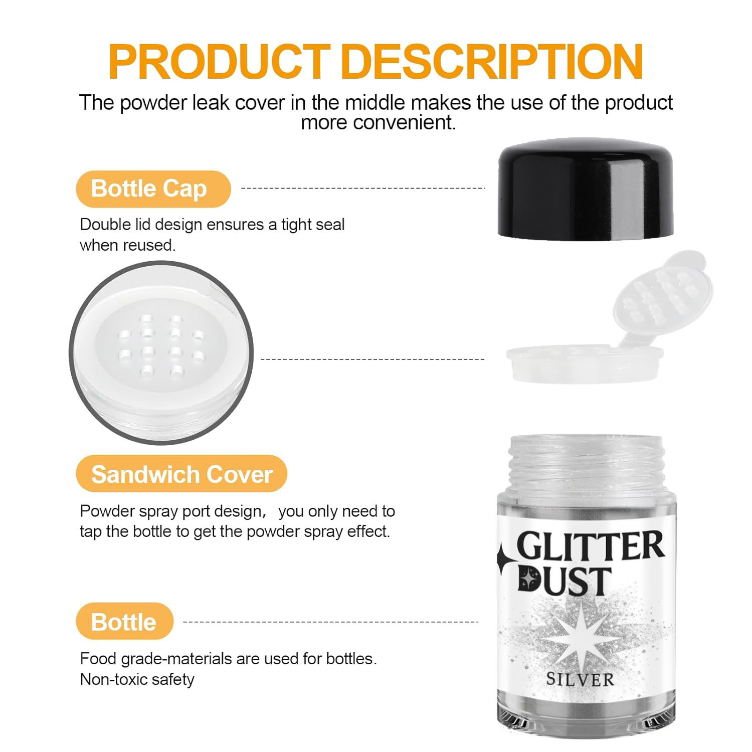 Glitter- Luster Dust Metallic  - Kitchen Tools For Baking recensie en prijs
