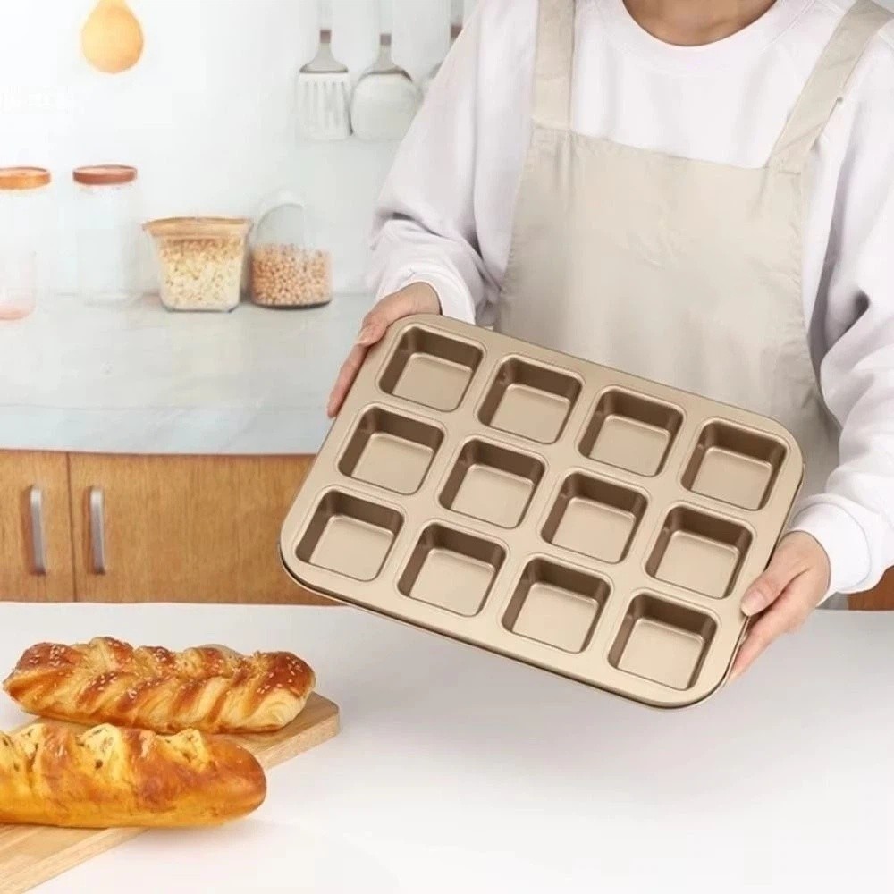 12 Cavity Square Muffin Tin Sq - Muffin Tin Nonstick recensie en prijs