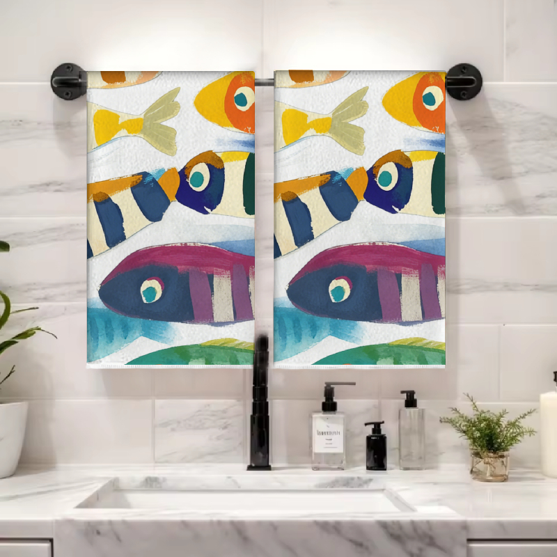 2Pcs, Watercolor Striped Fish  - Kitchen And Baking Life recensie en prijs