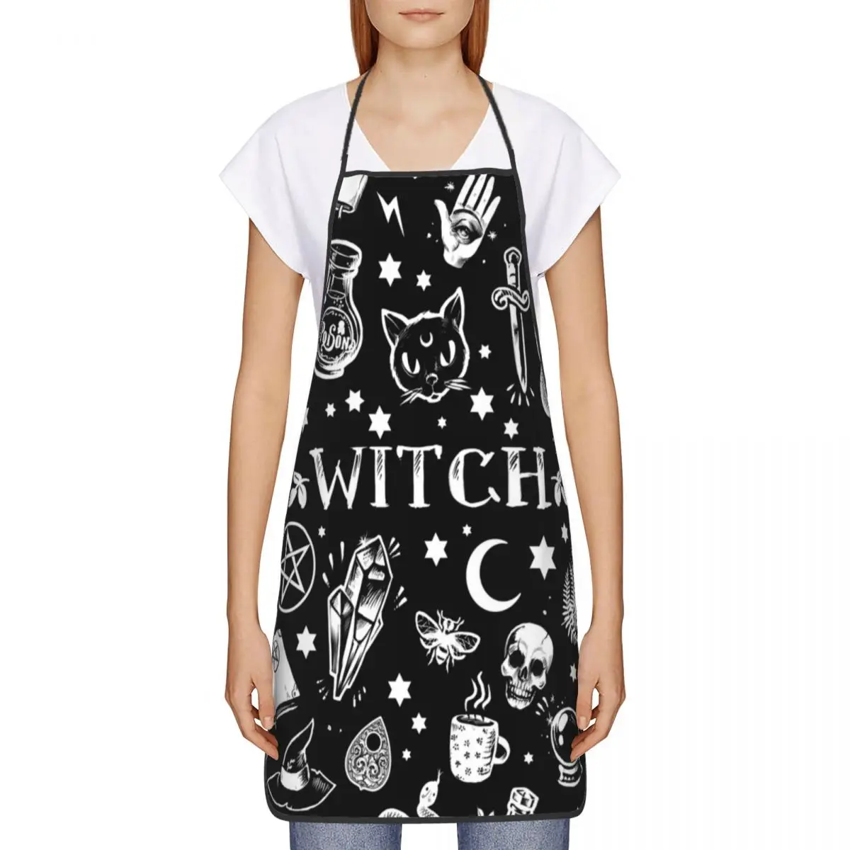 Witch Pattern Aprons Women Men - Kitchen Witch Baking recensie en prijs