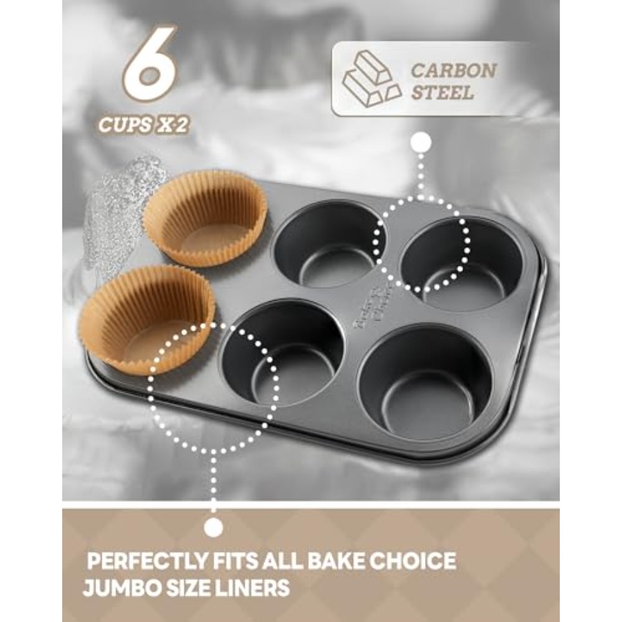 2 Pack Jumbo Muffin Pan for Ba - Muffin Tin Nonstick recensie en prijs