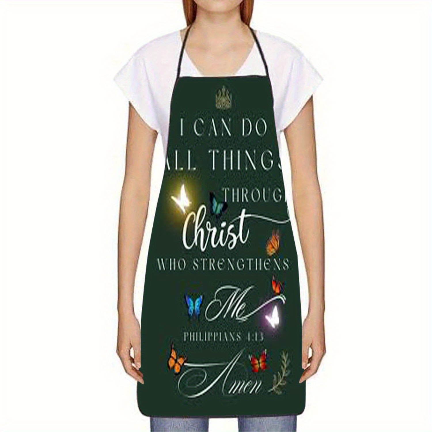 1pc Christian Apron with Phili - Kitchen Baking Quotes recensie en prijs