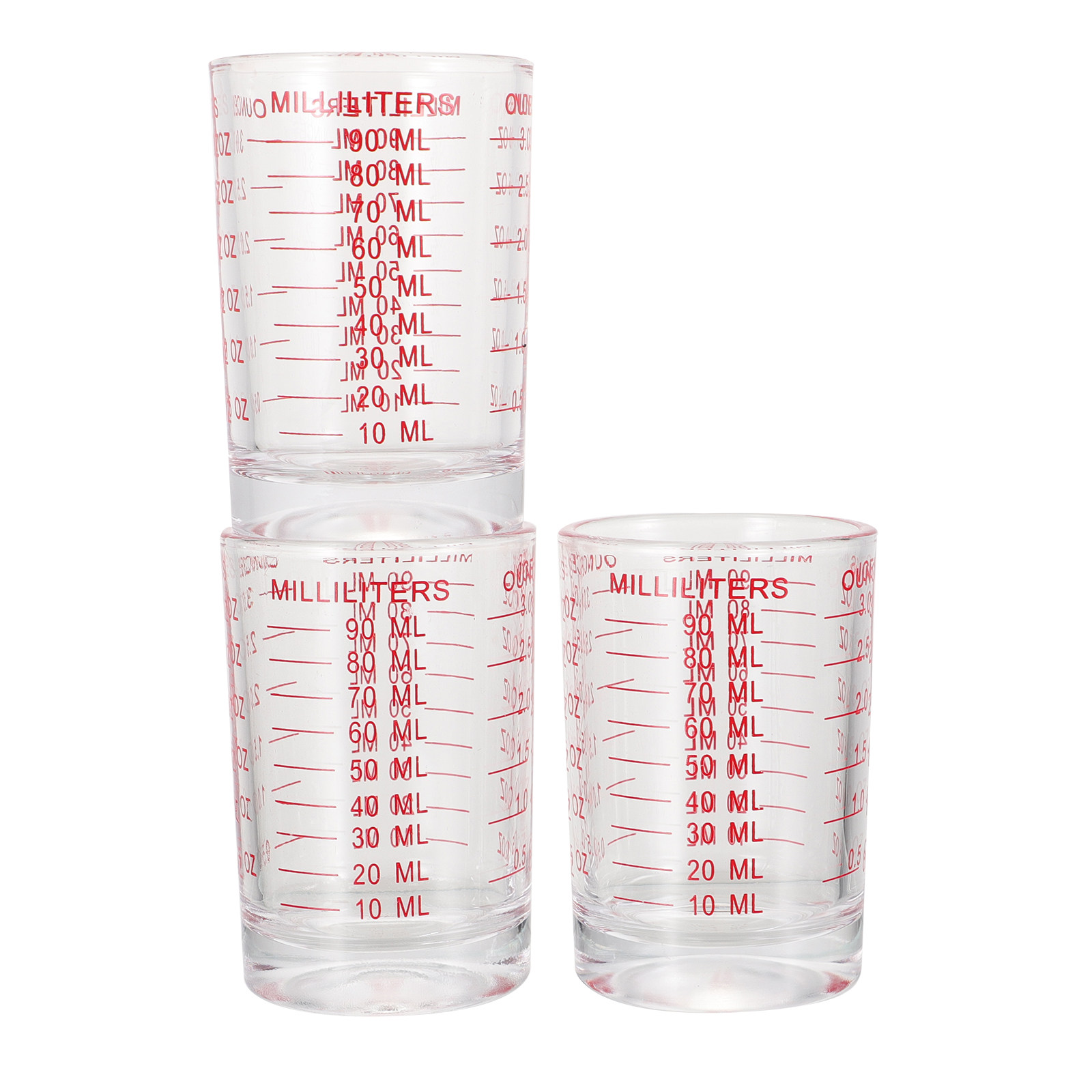 3Pcs Reusable Glass Measuring  - Kitchen Tools For Baking recensie en prijs