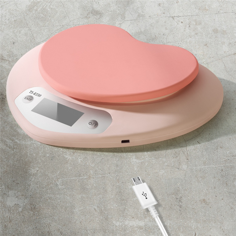 ABBZ-Portable Pink Heart-Shape - Kitchen Baking Scale recensie en prijs