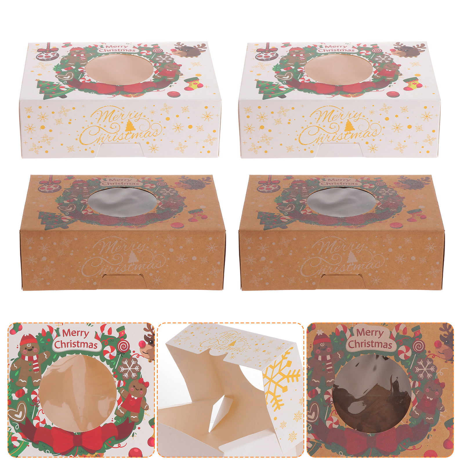 12pcs Dessert Packaging Boxes  - Kitchen Baking Storage Containers recensie en prijs