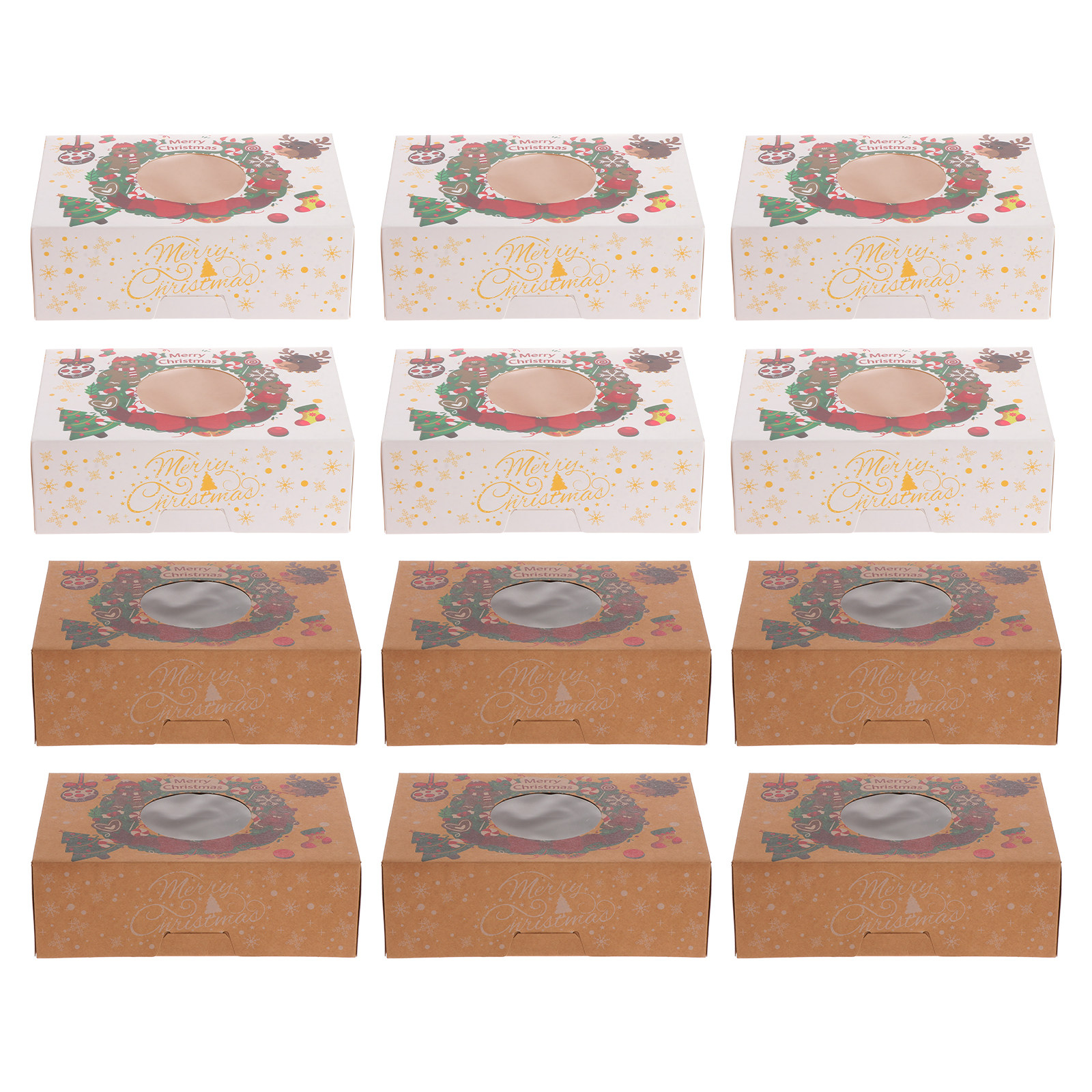 12pcs Dessert Packaging Boxes  - Kitchen Baking Storage Containers recensie en prijs