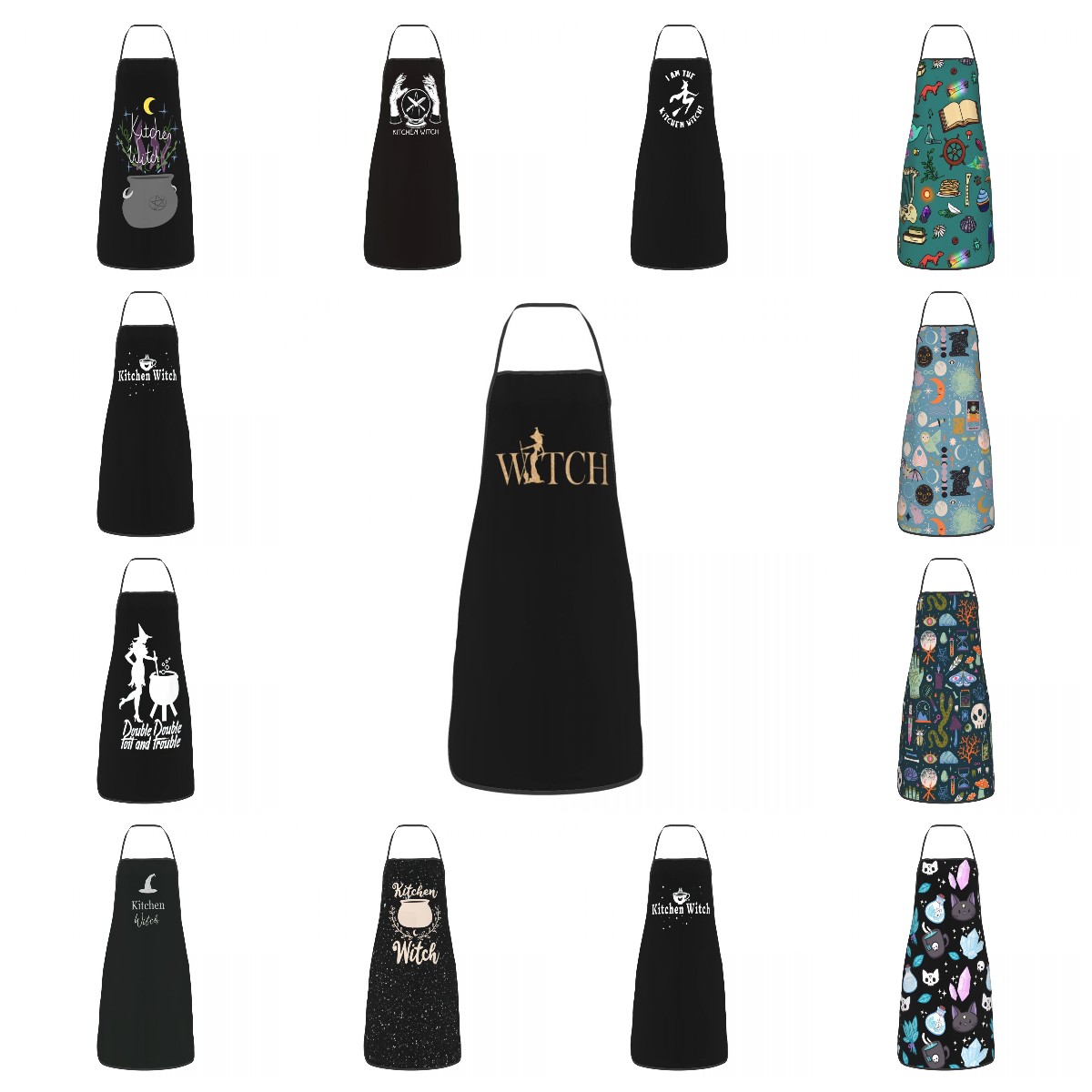 Funny Witch Bib Apron Women Me - Kitchen Witch Baking recensie en prijs