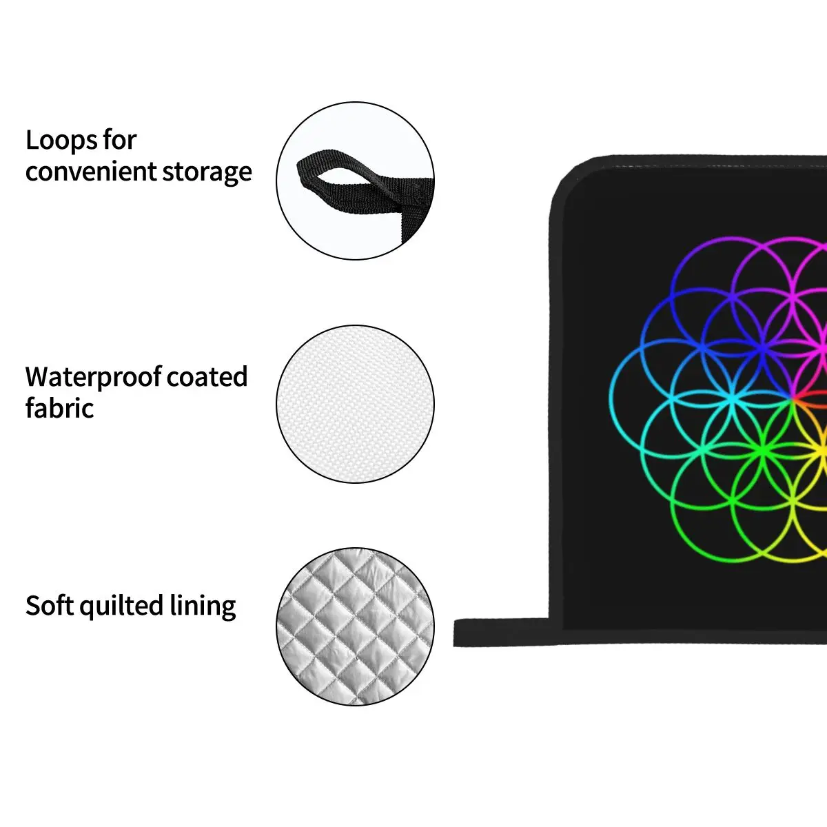 The Flower Of Life Oven Mitts  - Kitchen And Baking Life recensie en prijs