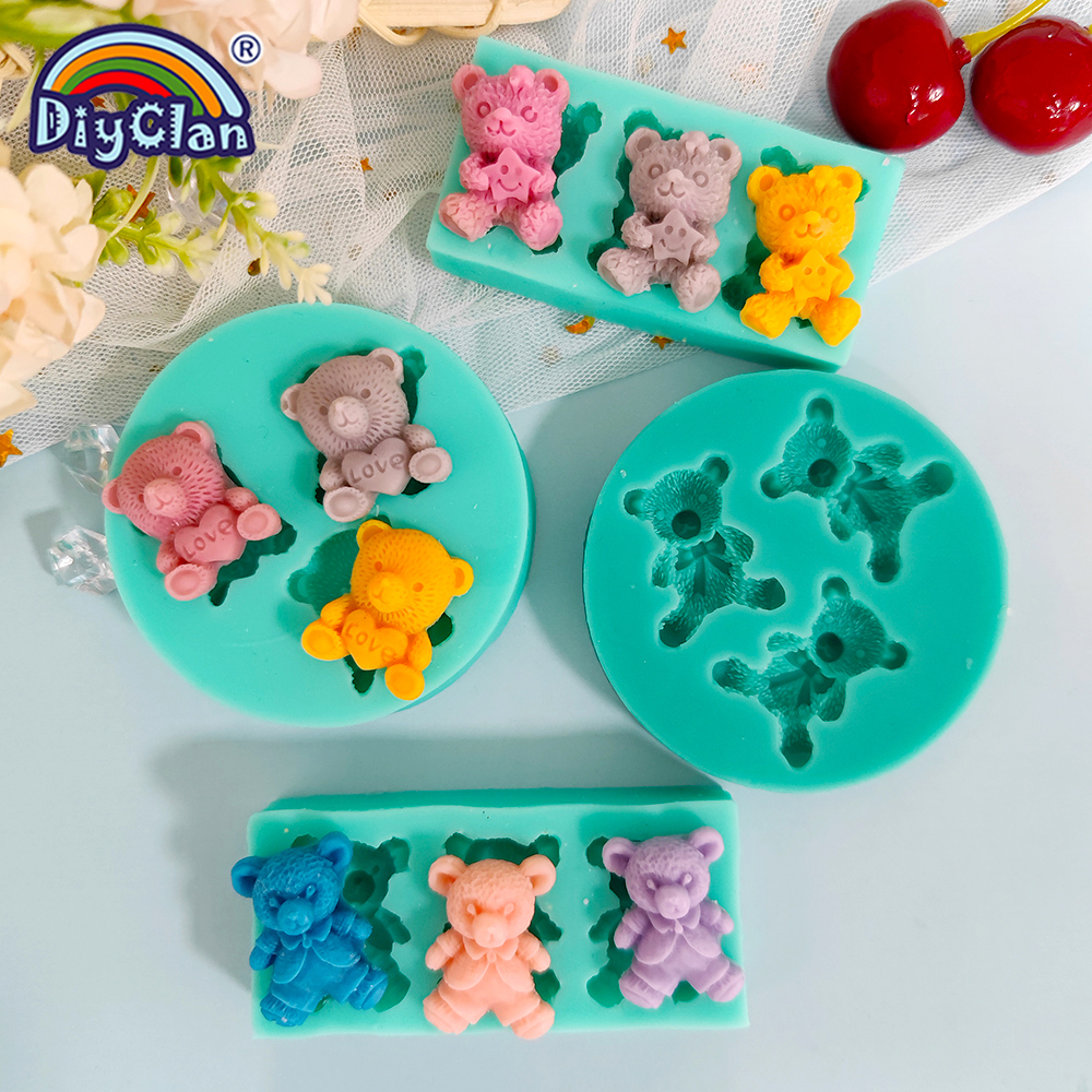 Cute Mini Bear Silicone Mold F - Kitchen Baking Products recensie en prijs