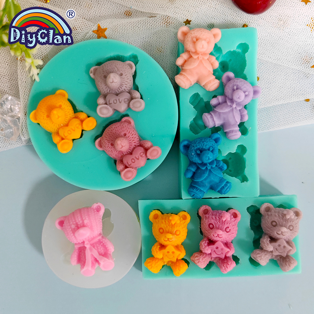Cute Mini Bear Silicone Mold F - Kitchen Baking Products recensie en prijs
