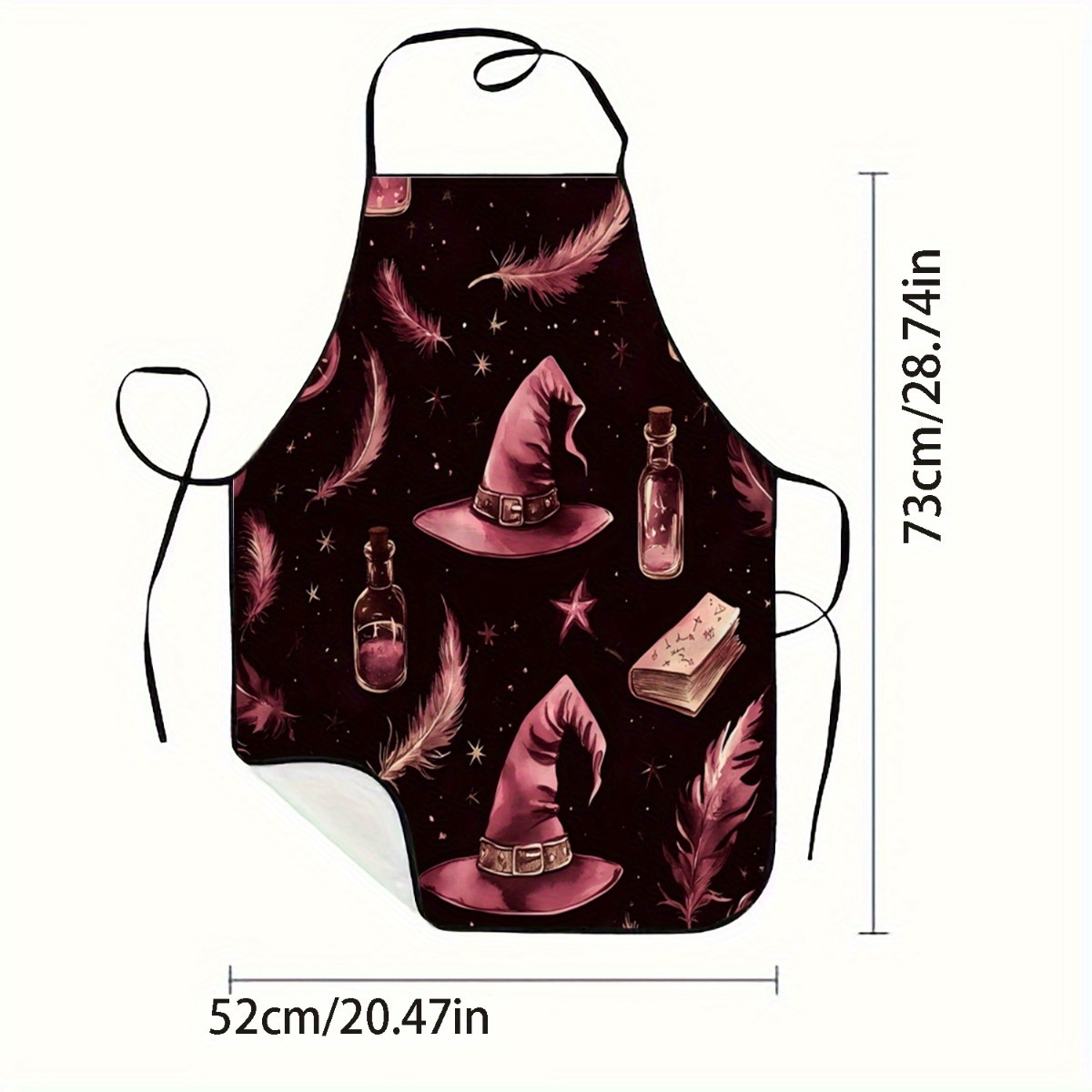 1pc Witch Hat & Feather Print  - Kitchen Witch Baking recensie en prijs