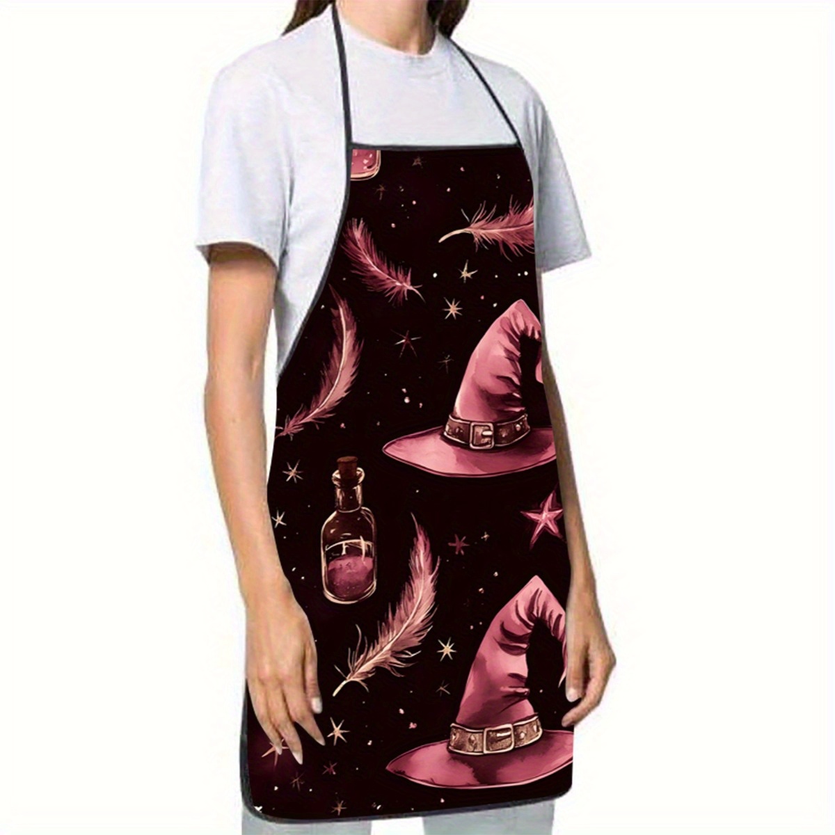 1pc Witch Hat & Feather Print  - Kitchen Witch Baking recensie en prijs