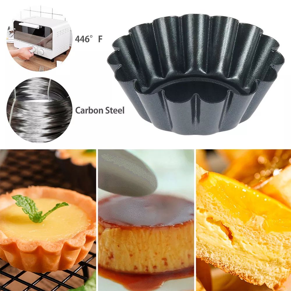 4PCS Mini Round Nonstick Tart  - Muffin Tin Nonstick recensie en prijs