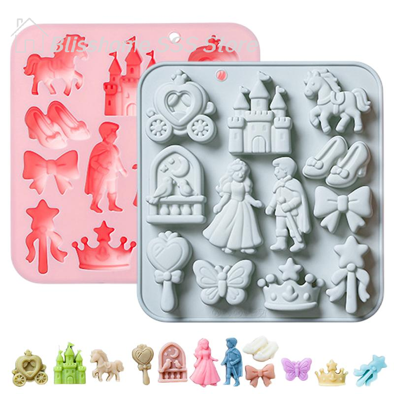 【S】12 Cavity Prince, Princess  - Silicone Cake Mold recensie en prijs