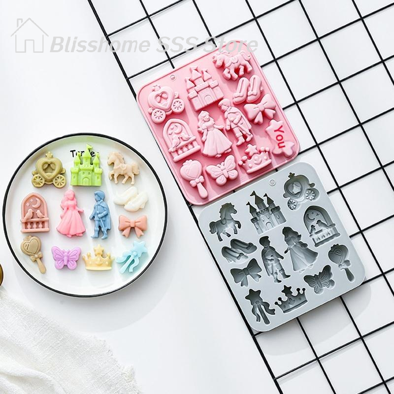 【S】12 Cavity Prince, Princess  - Silicone Cake Mold recensie en prijs