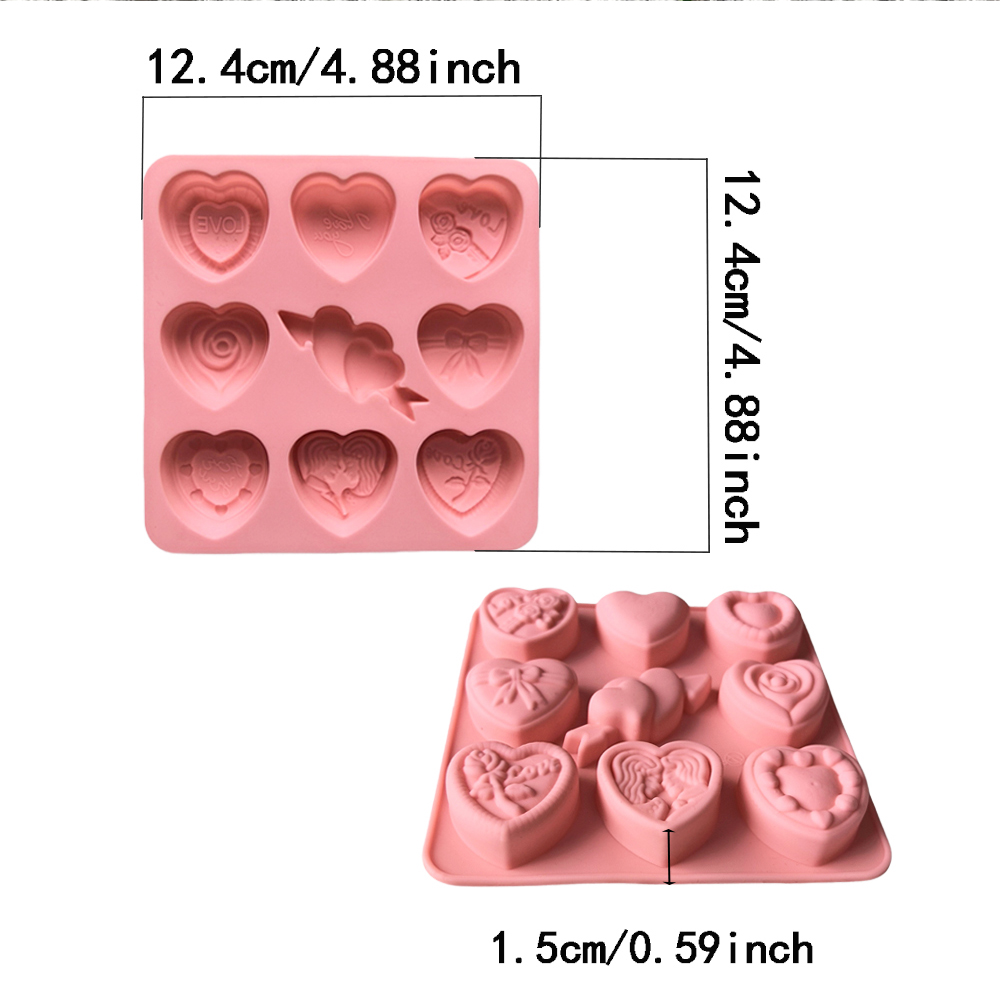 3pcs 9cavities9 different Vale - Silicone Cake Mold recensie en prijs