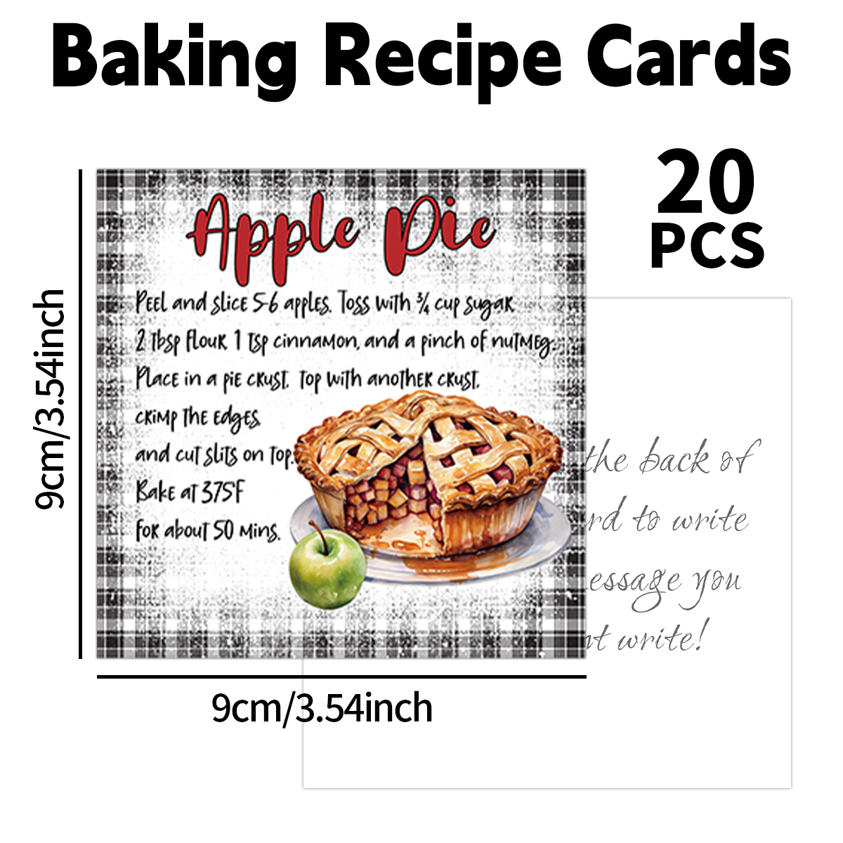 20pcs Plaid Design Baking Dess - Kitchen Baking Organization recensie en prijs