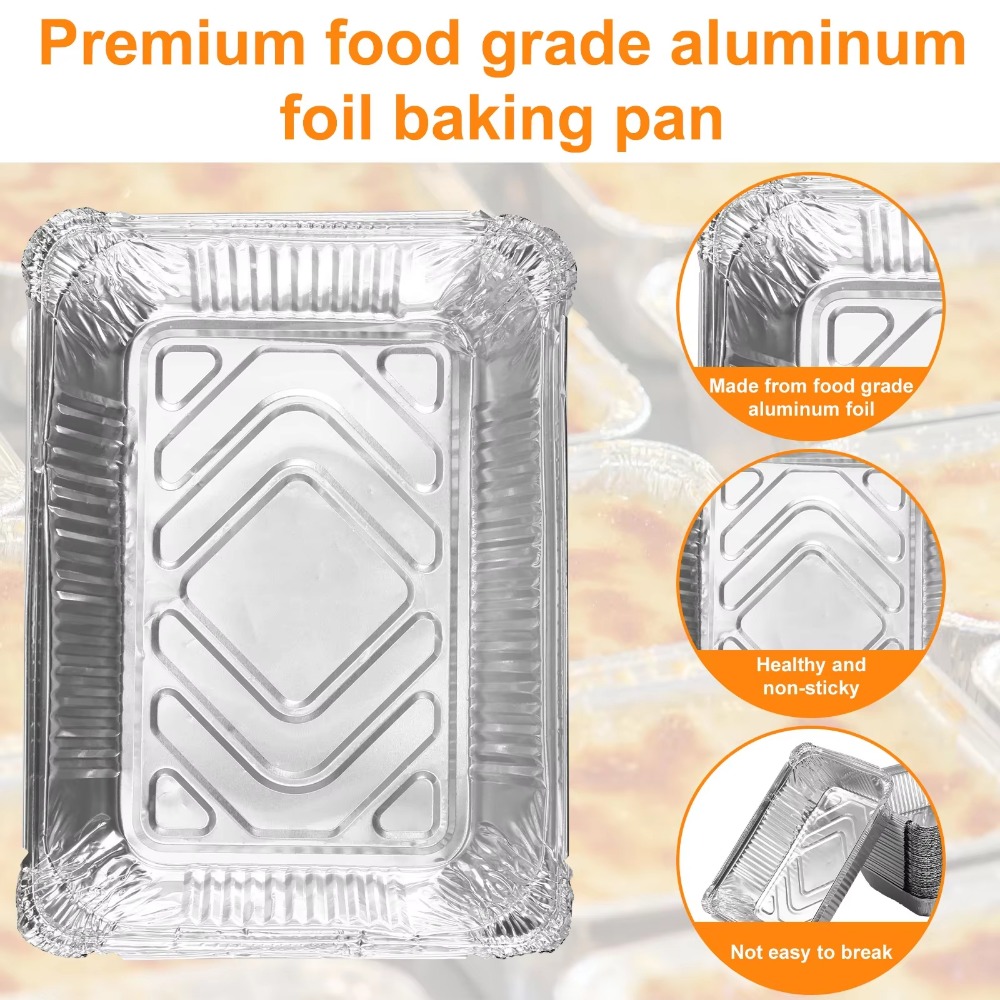 10PCS Disposable Aluminum Foil - Kitchen Baking Containers recensie en prijs