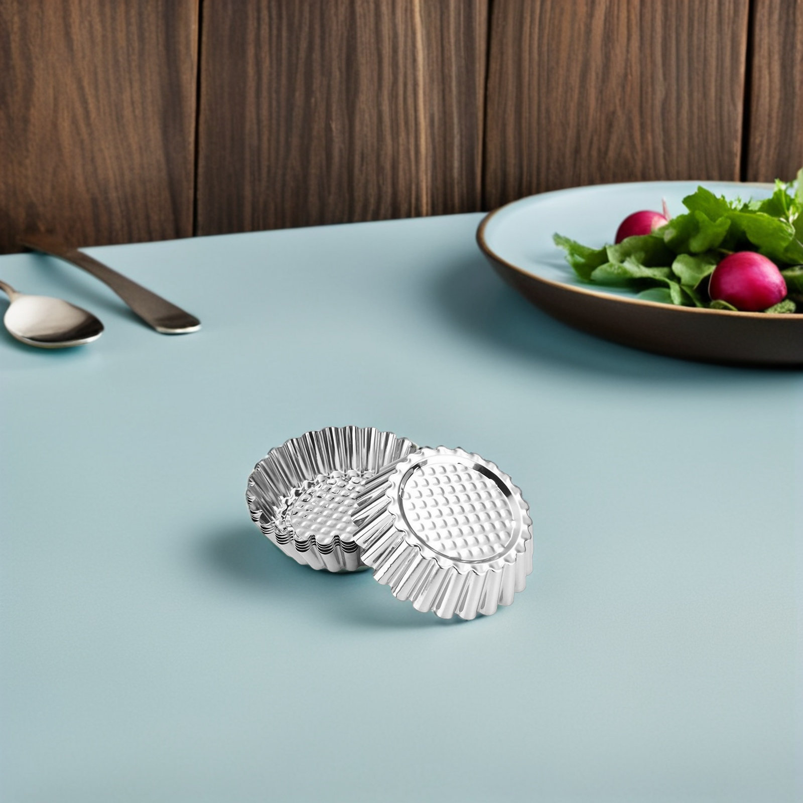 20Pcs Mini Egg Tart Molds Stai - Muffin Tin Nonstick recensie en prijs
