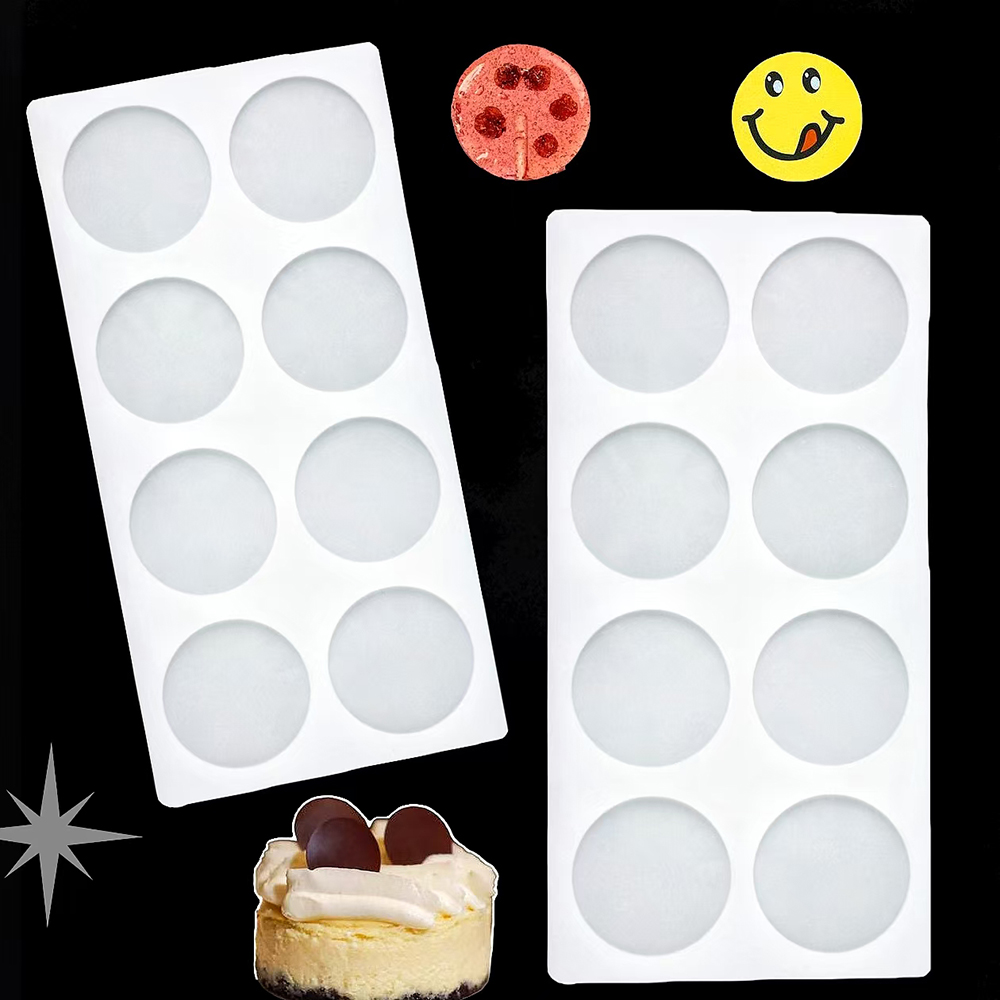 8-cavity cylindrical sugar fli - Silicone Cake Mold recensie en prijs