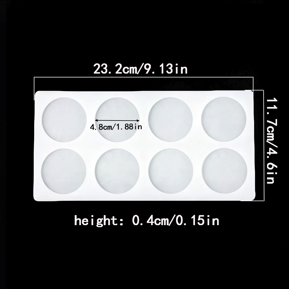8-cavity cylindrical sugar fli - Silicone Cake Mold recensie en prijs